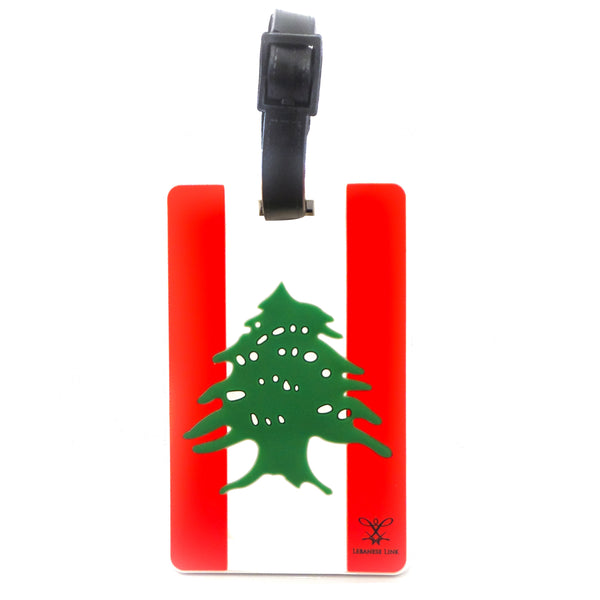 Lebanese Flag Luggage Tag