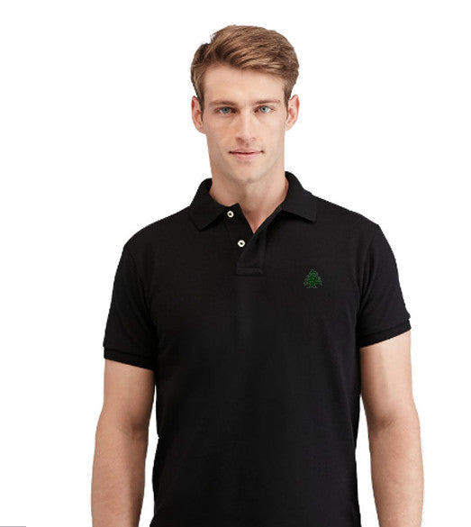Men's Cedar Polo Shirt in Black